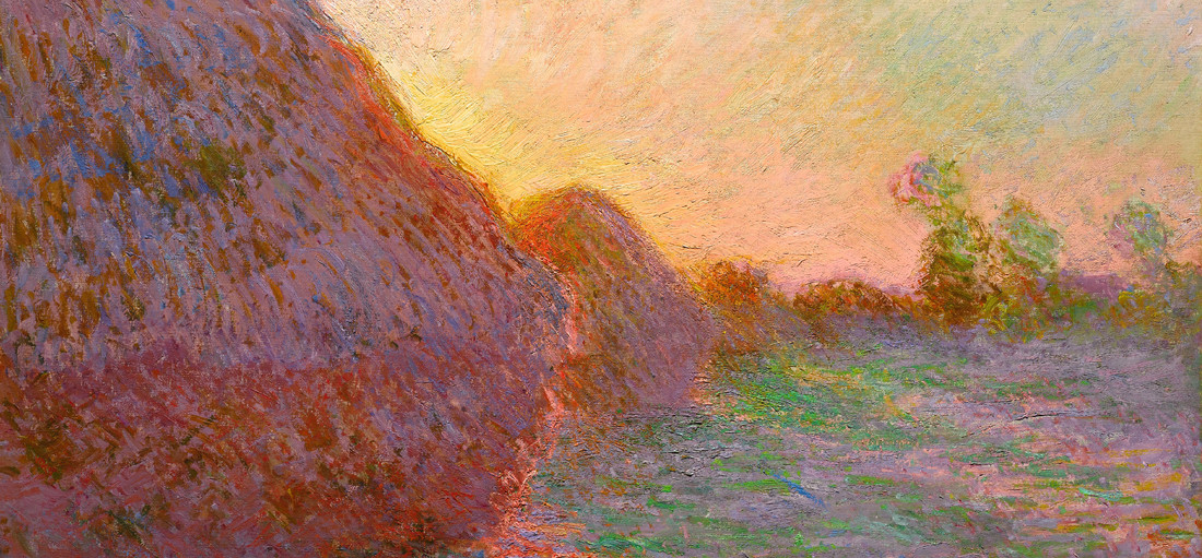 ©Claude Monet, Getreideschober, 1890, Öl auf Leinwand, 73 x 92,5 cm, Sammlung Hasso Plattner