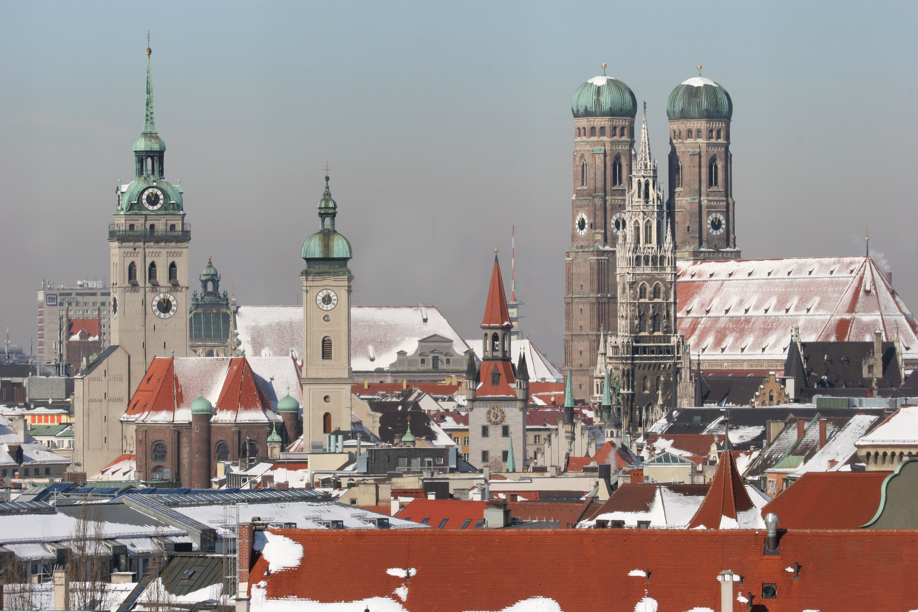 Innenstadttürme im Winter, © München Tourismus, Sigi Müller