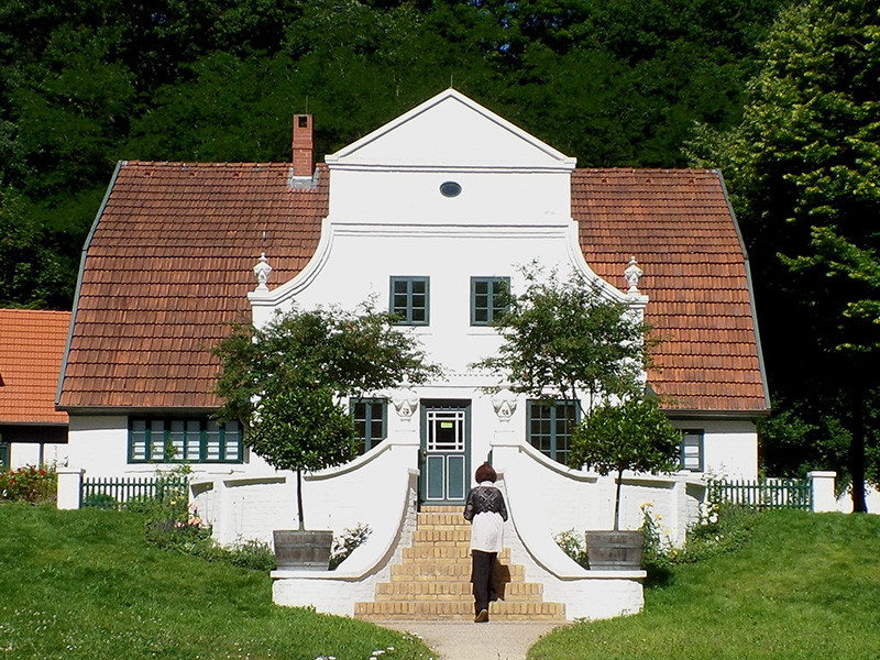 Barkenhoff, Heinrich Vogeler Museum, Vordersansicht © Tourist-Information Worpswede, Foto: Birgit Nachtwey