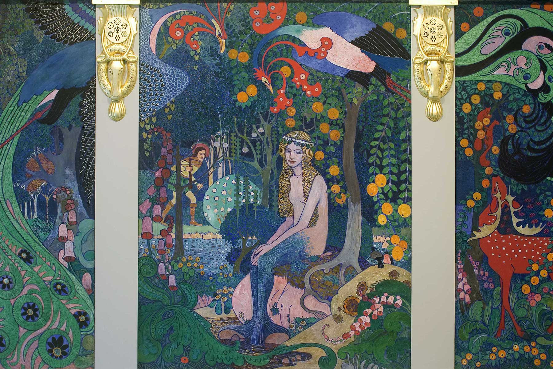 Heinrich Vogeler, Melusine, Landesmuseum für Kunst und Kulturgeschichte, Oldenburg/Dauerleihgabe an die Barkenhoff-Stiftung Worpswede, Foto: © Rüdiger Lubricht/Worpsweder Museumsverbund