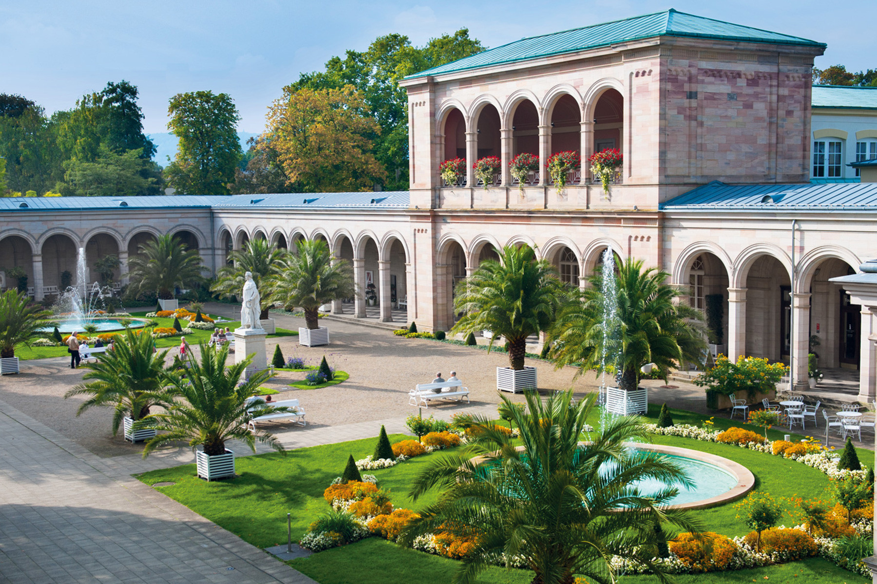 Arkadenhof ©Bayerisches Staatsbad Bad Kissingen GmbH