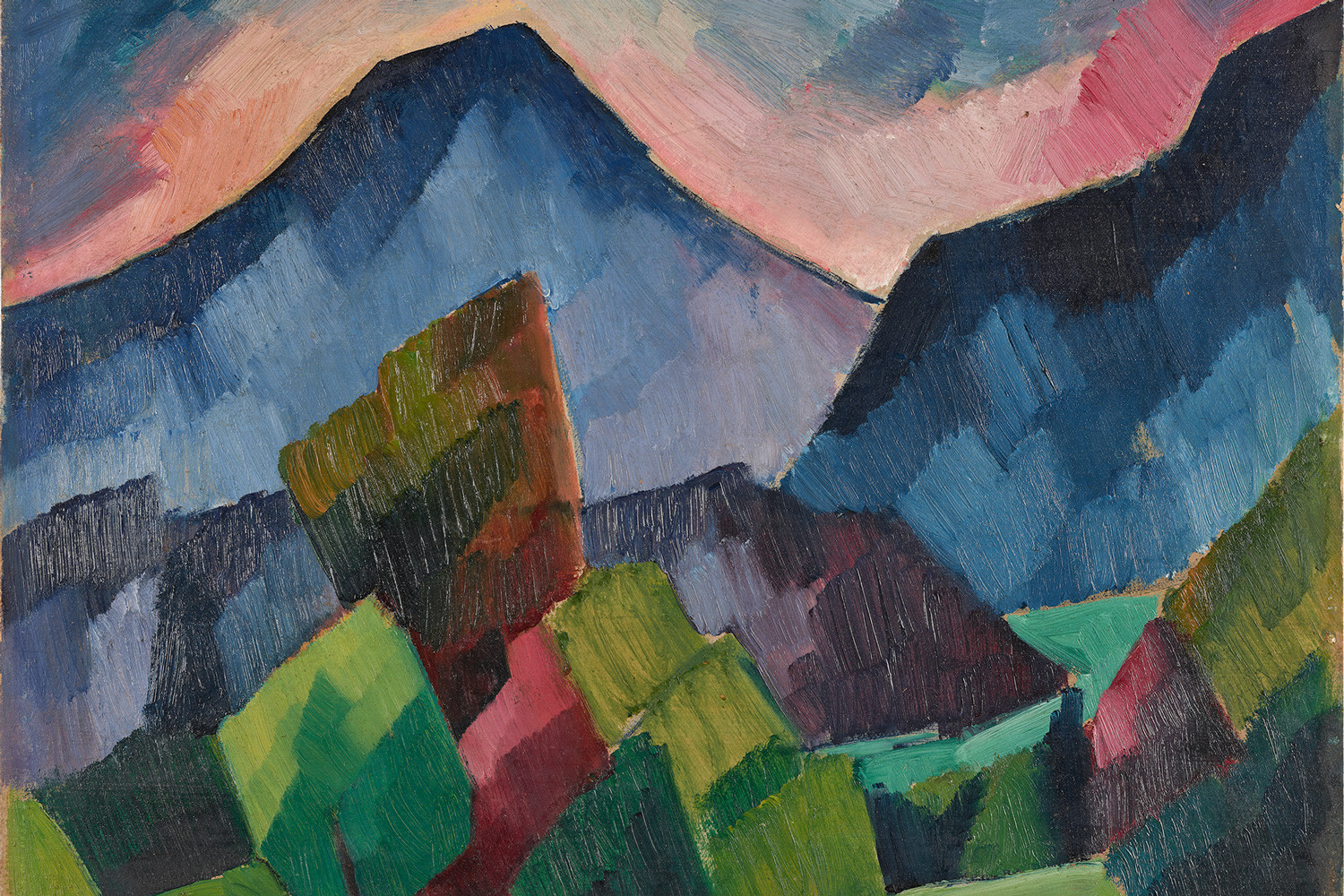 Adolf Erbslöh, Brannenburg, 1911 Franz Marc Museum, Dauerleihgabe aus Privatbesitz, © Collecto.art